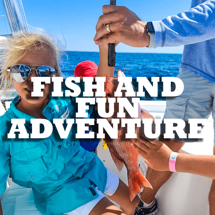 red snapper fish and adventure destin inshore fishing company fish and fun adventure-min